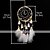 abordables Textil para el Hogar-LED boho atrapasueños regalo hecho a mano colgante de pared decoración arte ornamento artesanía luna 55 * 16 cm para niños dormitorio festival de bodas