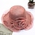 cheap Hats-Women&#039;s Party Party Street Holiday Party Hat Solid Color Flower Purple Gray Hat Portable Sun Protection Breathable / Fall / Winter / Spring / Summer