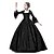 cheap Cosplay &amp; Costumes-Movie / TV Theme Costumes Princess Medieval Prom Dress Cocktail Dress Vintage Dress Dress Women&#039;s Costume Black / Purple / Red Vintage Cosplay Long Sleeve Homecoming Party &amp; Evening Festival