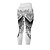 cheap Exercise, Fitness &amp; Yoga Clothing-21Grams® Women&#039;s Yoga Pants High Waist Capri Leggings Floral / Botanical Tummy Control Butt Lift White Fitness Gym Workout Running Winter Sports Activewear High Elasticity