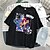 preiswerte Tägliche Cosplay Kostüme-SK8 Die Unendlichkeit Cosplay Cosplay Kostüm T-Shirt-Ärmel Anime Bedruckt Harajuku Grafik Kawaii T-shirt T-Shirt Für Herren Damen Erwachsene