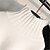 billige Sweaters-Dame bluse Bluse Trøje Helfarve Strikket Stilfuld Basale Afslappet Langærmet Sweater Cardigans Højhalset Hvid Sort / Løstsiddende