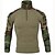 cheap Hunting Clothing-Men&#039;s Camo / Camouflage Hunting T-shirt Tee shirt Camouflage Hunting T-shirt Tactical Military Shirt Long Sleeve Outdoor Windproof Warm Quick Dry Breathable Autumn / Fall Spring Summer Cotton Top