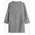 cheap Plus Size Outerwear-Women&#039;s Plus Size Coat Button Plain Work Turndown Long Sleeve Fall &amp; Winter Long Gray XL XXL 3XL 4XL 5XL