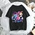 preiswerte Tägliche Cosplay Kostüme-gotisch Cosplay Cosplay Kostüm T-Shirt-Ärmel Anime Bedruckt Harajuku Grafik Kawaii T-shirt T-Shirt Für Herren Damen Erwachsene