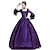 cheap Cosplay &amp; Costumes-Movie / TV Theme Costumes Princess Medieval Prom Dress Cocktail Dress Vintage Dress Dress Women&#039;s Costume Black / Purple / Red Vintage Cosplay Long Sleeve Homecoming Party &amp; Evening Festival