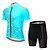 baratos Roupas Para Ciclismo-jérsei de ciclismo masculino com babador conjunto preto de manga curta para bicicleta