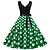 cheap Vintage Dresses-Elegant Retro Vintage 1950s Ball Gown Dress Flare Dress Knee Length Gentlewoman Women&#039;s A-Line V Neck Normal Carnival Dailywear Casual Evening Party Adults&#039; Dress Spring &amp; Summer