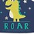 billige New Arrivals-Alle Aktiv Familie udseende Dinosaurus Familiefest Trykt mønster Tegneserie / Dyr Forklæde Polyester Blå Børnes størrelse / Voksen størrelse