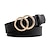 cheap Belts-Pure Color Waist Belt for Daily Use and Parties
