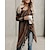 cheap Cardigans-Women&#039;s Sweater Cardigan Sweater Knit 95% Polyester 5% Spandex Fall Winter Tunic Long Sleeve Stripes Orange stripes S M L