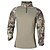 cheap Hunting Clothing-Men&#039;s Hunting T-shirt Tee shirt Camo Shirt Combat Shirt Outdoor Quick Dry Breathable Sweat-Wicking Wear Resistance Autumn / Fall Spring Summer Cotton Top Camping / Hiking Hunting Jungle camouflage