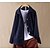 preiswerte Tops in Übergröße-Damen Übergröße Mantel Taste Freizeitskleidung Umlegekragen Herbst Frühling Standard Rosa Marineblau L XL 2XL 3XL 4XL
