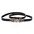 billige Belts-engros dobbel spenne svart og brunt retro tynt belte, dekorativt skjørt, matchende liten midje tetning, to-lags okseskinn kvinnelig belte