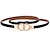 cheap Belts-Women&#039;s Waist Belt Dark Brown Gold Party Evening Prom Belt Pure Color / Black / Red / Fall / Spring