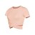 cheap Exercise, Fitness &amp; Yoga Clothing-Women&#039;s Halter Neck Yoga Top Crop Top Cross Back Summer Stripes Blue Pink Yoga Fitness Gym Workout Spandex Tee Tshirt Sweatshirt Top Short Sleeve Sport Activewear Stretchy Quick Dry Lightweight