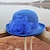 cheap Hats-Women&#039;s Party Party Street Holiday Party Hat Solid Color Flower Red Blue Hat Portable Sun Protection Breathable / Fall / Winter / Spring / Summer