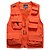 cheap Hiking Shirts-Men&#039;s Sleeveless Fishing Vest Hiking Vest Vest / Gilet Top Outdoor Summer Breathable Quick Dry Lightweight Sweat wicking Navy orange Black Fishing Climbing Camping / Hiking / Caving