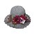 cheap Hats-Women&#039;s Chic &amp; Modern Party Wedding Street Straw Hat Pure Color Flower Gray Pink Hat Portable Sun Protection Breathable / Khaki / Spring