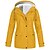 cheap Jackets-Women&#039;s Hooded Hoodie Jacket Fleece Jacket Rain Jacket Outdoor Winter Thermal Warm Waterproof Windproof Jacket Fleece Camping / Hiking Hunting Black Blue Yellow