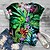 cheap Plus Size Tops-Women&#039;s Plus Size Tops T shirt Floral Graphic Leaf Print Short Sleeve Crewneck Basic Black Big Size XL XXL 3XL 4XL 5XL / Holiday
