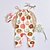 cheap Bottoms-Baby Girls&#039; Active Floral Print Sleeveless Romper White Red Yellow