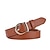 cheap Belts-Genuine Leather Belt  Solid Color for Daily Use