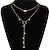 preiswerte Modische Halsketten-1 Stück Anhänger Halskette Damen Partyabend Strasse Geschenk Lang Perlen Aleación Glücklich