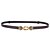 abordables Belts-Mujer Cinturón de Cintura Vino Negro Diario Exterior Cinturón Color sólido / Blanco