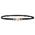 abordables Belts-Mujer Cinturón de Cintura Vino Negro Diario Exterior Cinturón Color sólido / Blanco