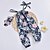 cheap Bottoms-Baby Girls&#039; Active Floral Print Sleeveless Romper White Red Yellow