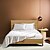 preiswerte Heimtextilien-4-teiliges Satin-Bettlaken-Set für Hotels, luxuriöse seidige Bettwäsche, weiche Premium-Satin-Bettwäsche, knitterfrei&amp;amp; Farbbeständiges Bettwäsche-Set, bestehend aus 1 Spannbettlaken mit tiefen
