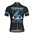 cheap Cycling Clothing-21Grams® Men&#039;s Cycling Jersey Short Sleeve Graphic Old Man Bike Mountain Bike MTB Road Bike Cycling Jersey Top Black Green Blue Breathable Quick Dry Moisture Wicking Spandex Polyester Sports Clothing