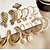 preiswerte Modische Ohrringe-Damen Ohrring Ohrringe gesetzt Einfach Elegant Modisch Künstliche Perle Diamantimitate Ohrringe Schmuck Gold Für Partyabend Geschenk Abiball Verabredung Urlaub 9 Paare