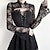 cheap Vintage Dresses-Gothic Lolita Steampunk Party Costume Summer Women&#039;s Costume Black Vintage Cosplay Long Sleeve Party Date
