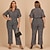 cheap Plus Size Jumpsuits-Women&#039;s Plus Size Jumpsuit Ruffle Button Graphic Short Sleeve Hot Spring Summer Black XL 2XL 3XL 4XL / Print