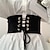 abordables Belts-Mujer Cinturón Slim Cuero sintético Cinturón Un Color / Fiesta
