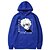 cheap Everyday Cosplay Anime Hoodies &amp; T-Shirts-Inspired by Hunter X Hunter Gon Freecss Killua Zoldyck Polyester / Cotton Blend Cosplay Costume Hoodie Printing Harajuku Graphic Graphic Prints Hoodie For Men&#039;s / Women&#039;s