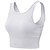 cheap Exercise, Fitness &amp; Yoga Clothing-YUERLIAN Women&#039;s Medium Support Sports Bra Summer Solid Color White Black Yoga Fitness Gym Workout Spandex Bra Top Sport Activewear Stretchy Breathable Quick Dry Comfortable