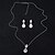 preiswerte Damenschmuck-Anhänger Halskette Halskette Lange Halskette Damen Kubikzirkonia Tenniskette Diamantimitate Weiß Künstlerisch Einfach Modisch Vintage Süß Silber Gold 55.5 cm Modische Halsketten Schmuck 3 Stück für
