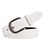 abordables Belts-Mujer Cinturón de Cintura Negro Blanco Calle Vestido Trabajo Cinturón Color sólido / Marrón / Invierno / Primavera / Verano