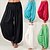 cheap Sport Athleisure-Women&#039;s Yoga Pants Harem Zumba Belly Dance Yoga Bloomers Bottoms Green White Black Winter Sports Activewear Loose / Casual / Athleisure