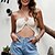 cheap Tank Tops-Women&#039;s Sweater Solid Color Knitted Sleeveless Sweater Cardigans Summer Halter Neck Black Brown Beige