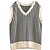 cheap Sweaters-Women&#039;s Vest Abstract Embroidery Knitted Sleeveless Sweater Cardigans Fall Spring V Neck Purple Blushing Pink Dusty Rose