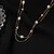 abordables Colliers Tendance-Collier Femme Empilable simple Dorée 40 cm Colliers Tendance Bijoux 1 pc pour Rond Plein Air