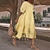 cheap Print Dresses-Women&#039;s Midi Dress A Line Dress Yellow Black Red Half Sleeve Ruched Patchwork Plaid Grid Pattern Crew Neck Spring Summer Stylish Basic Casual Lantern Sleeve 2021 S M L XL XXL 3XL 4XL 5XL / Holiday