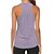 economico Yoga Tops-Top da allenamento a schiena d&#039;oca per le donne palestra esercizio yoga camicie camicette larghe abbigliamento sportivo senza maniche canotte tunica t-shirt,92 grigio