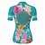 cheap Cycling Clothing-Women&#039;s Short Sleeve Cycling Jersey with Bib Shorts Summer Spandex Green Floral Botanical Bike Quick Dry Sports Floral Botanical Mountain Bike MTB Road Bike Cycling Clothing Apparel / Stretchy