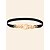 cheap Belts-Women&#039;s Skinny Belt Black Party Dailywear Holiday Date Belt Pure Color / Fall / Winter / Spring / Summer / Alloy