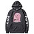 cheap Everyday Cosplay Anime Hoodies &amp; T-Shirts-Darling in the Franxx Zero Two Cosplay Costume Hoodie Cartoon Harajuku Graphic Kawaii For Men&#039;s Women&#039;s Adults&#039; Back To School Hot Stamping